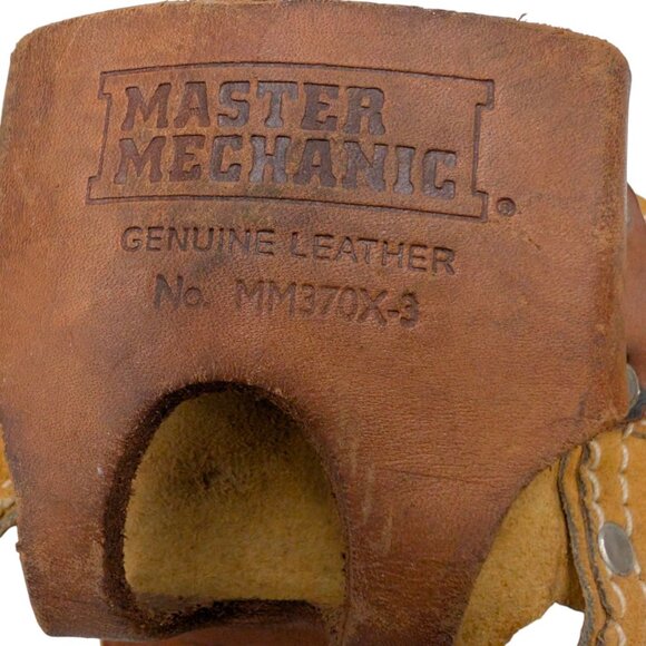 Master Mechanic Leather Tool Belt Master MM370X-3 Double Pouch Adjustable - Picture 5 of 16